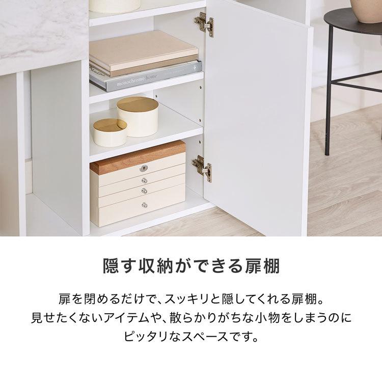 本棚 シェルフ 幅120 国産 日本製 おしゃれ ブックシェルフ ラック ディスプレイ キャビネット サイドチェスト 間仕切り リビング収納 大容量 教科書 | LOWYA | 08