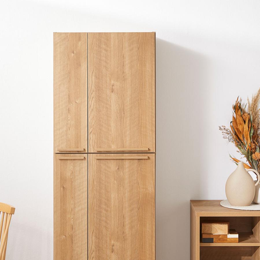 LOWYA（ロウヤ） 掃除機収納 壁面収納 扉収納 ハイタイプ リビング収納