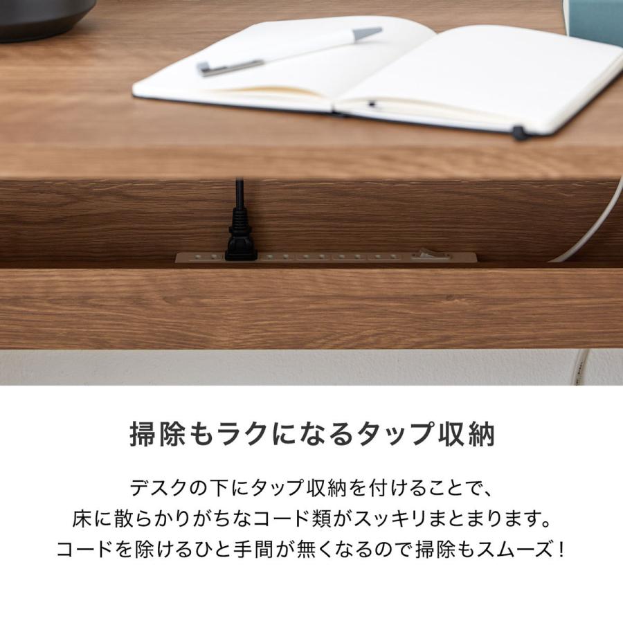 LOWYA（ロウヤ） パソコンデスク デスク 幅160cm ワークデスク 本棚