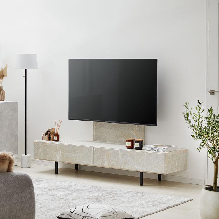 【ここ出品】LOWYA テレビ台 幅180cm ホワイト LOWYA テレビ台 ローボード 180 おしゃれ AVラック テレビボード 収納