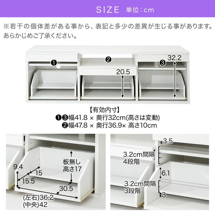 LOWYA（ロウヤ） テレビ台 テレビボード 大容量収納 ローボード 祭壇