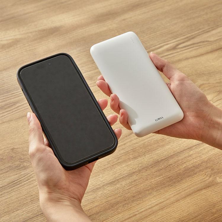 モバイルバッテリー 大容量 充電器 10000mAh 3台同時充電 3デバイス