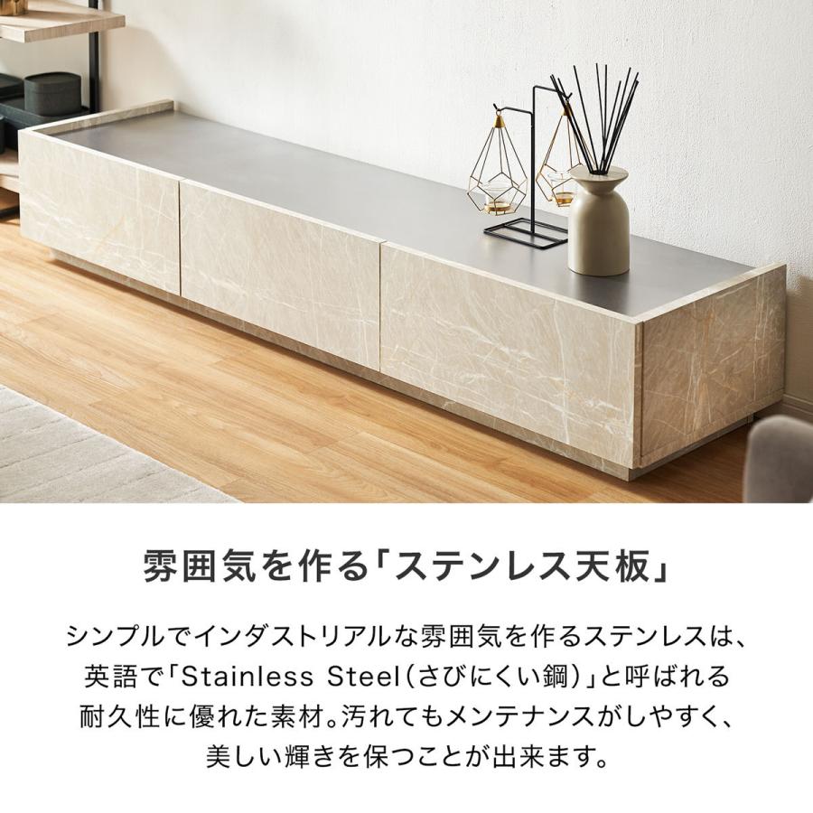 LOWYA テレビ台 テレビボード 180cm TVボード 白 黒 大理石柄 LOWYA テレビ台 テレビボード 180cm TVボード 白 黒 大理石柄