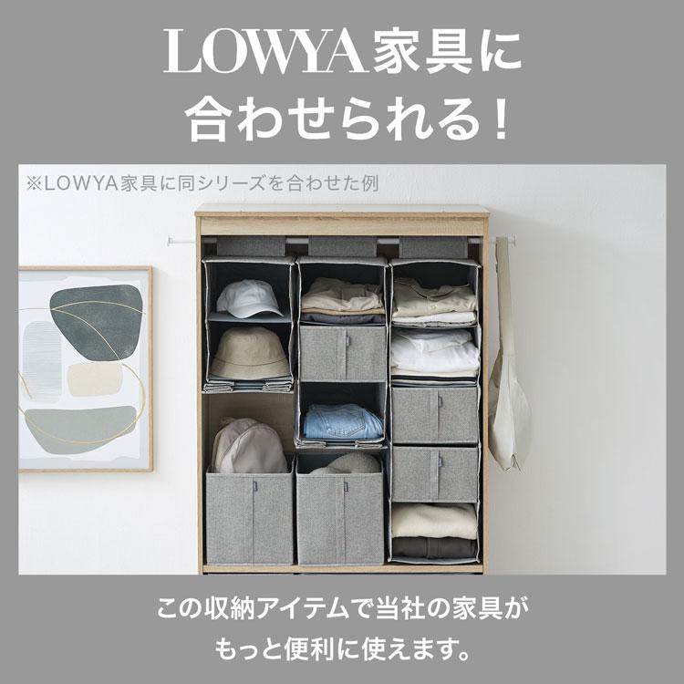 タンス　吊り下げ収納タイプ ＊可動式棚収納もあります。⭐️現地引渡しも可能 LOWYA（ロウヤ） 吊り下げ収納 クローゼット収納 クローゼット 収納