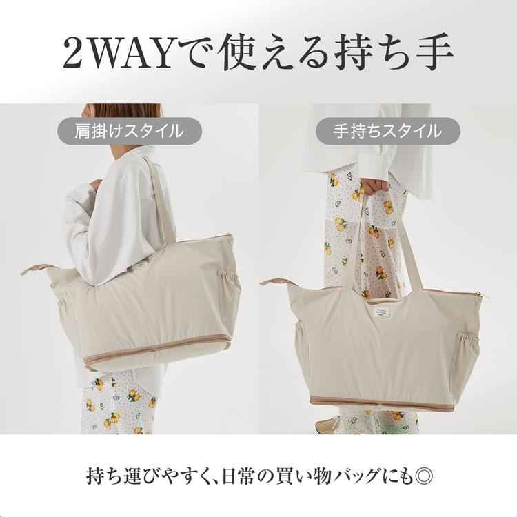 LOWYA（ロウヤ） ボストンバッグ キャリーボストン 折りたたみ 旅行 