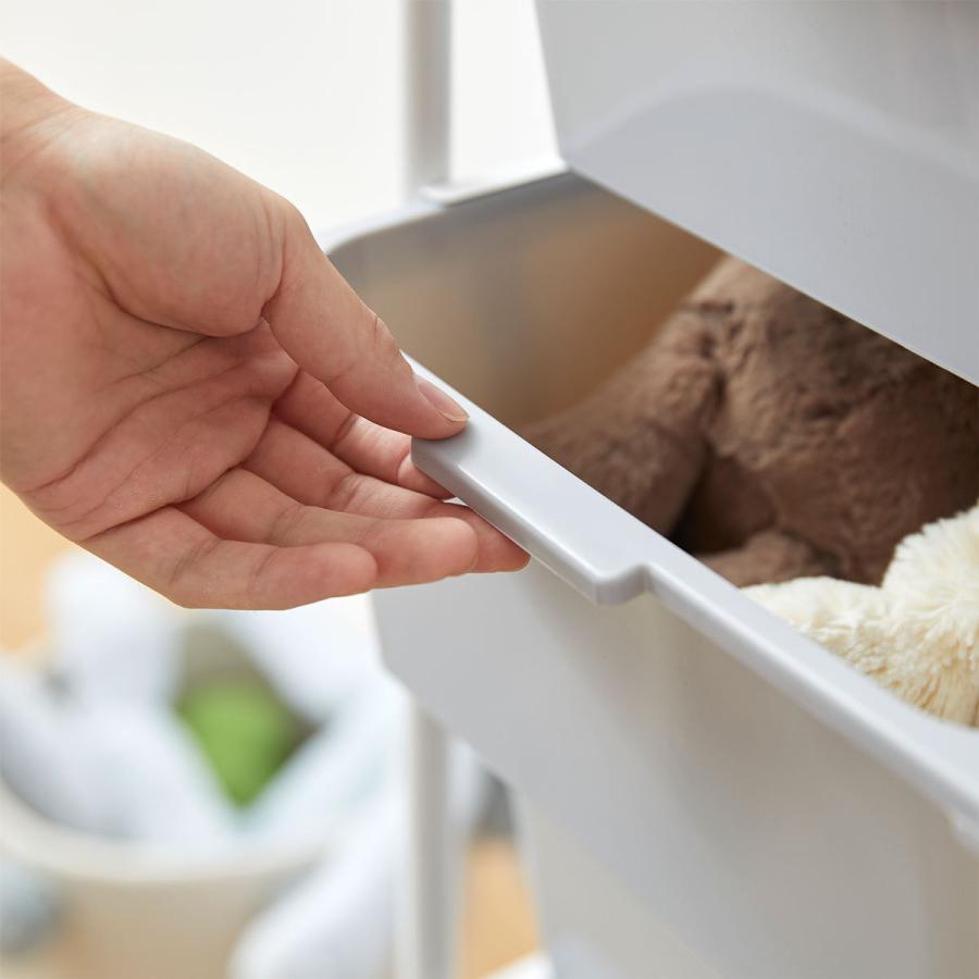 おもちゃ 収納 ラック 子供服 ランドセルラック キッズ おしゃれ 引き出し キャスター ベビー服 4段 赤ちゃん オムツ 大容量 子供部屋 リビング ワードローブ | LOWYA | 17