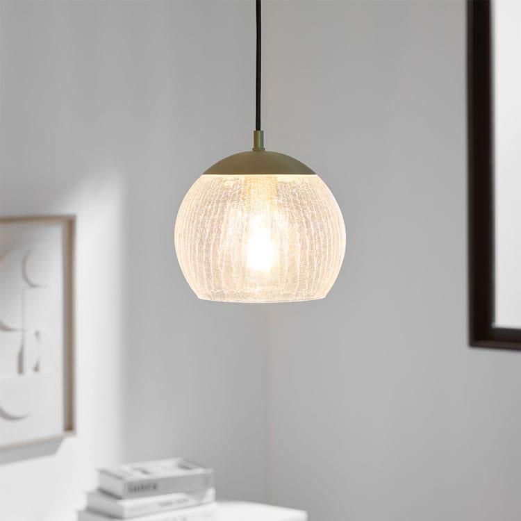 LOWYA（ロウヤ） ペンダントライト 照明 天井照明 ガラス アート 1灯