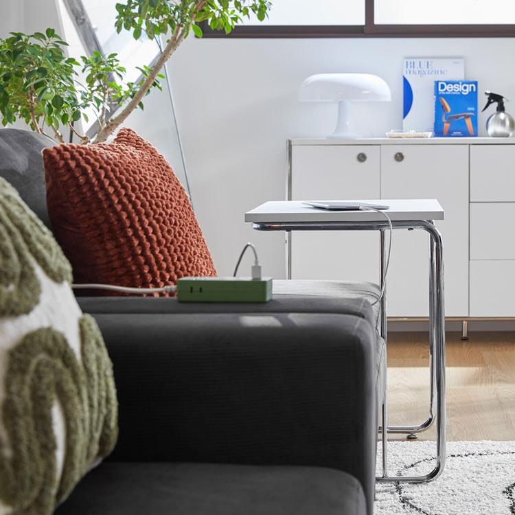 LOWYA（ロウヤ） サイドテーブル ベッドサイドテーブル ソファサイド