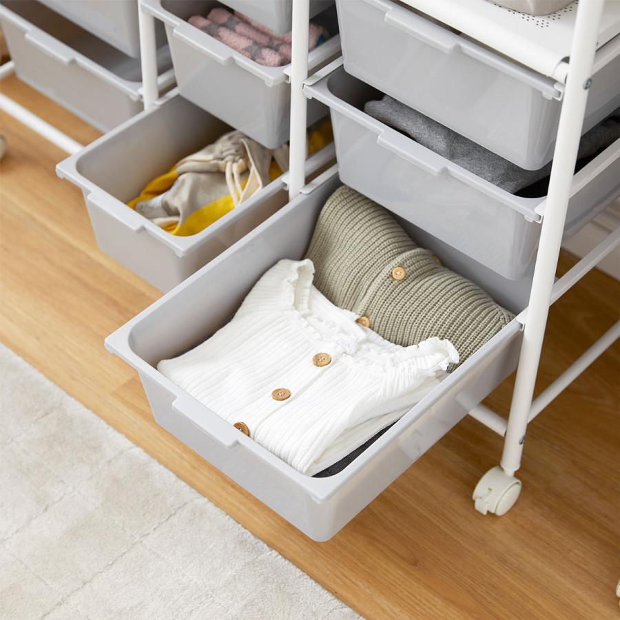 LOWYA（ロウヤ） ハンガーラック ランドセルラック キャスター 収納