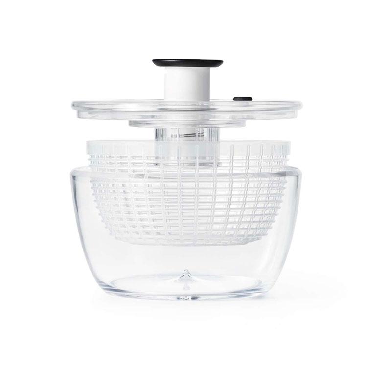 クリアサラダスピナー OXO オクソー 小 水切り 水切り器 水切り機 野菜 サラダ キッチン 回転 回転式 おしゃれ 一人暮らし 在宅 | LOWYA | 15
