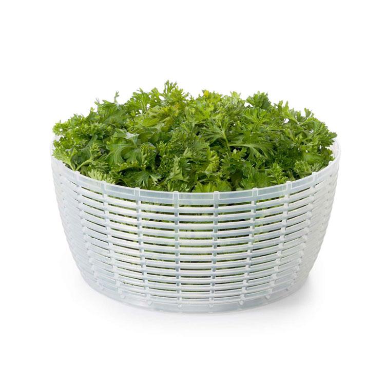 クリアサラダスピナー OXO オクソー 小 水切り 水切り器 水切り機 野菜 サラダ キッチン 回転 回転式 おしゃれ 一人暮らし 在宅 | LOWYA | 17