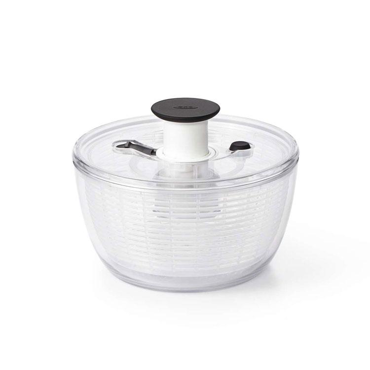 クリアサラダスピナー OXO オクソー 小 水切り 水切り器 水切り機 野菜 サラダ キッチン 回転 回転式 おしゃれ 一人暮らし 在宅 | LOWYA | 19