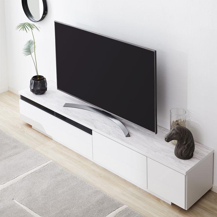 LOWYA（ロウヤ） テレビ台 ローボード おしゃれ 完成品 200cm 収納 TV