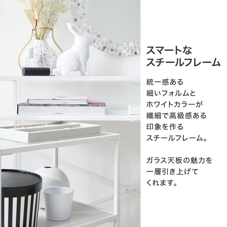 コンソールデスク パソコンデスク ガラスデスク 幅85cm ディスプレイ ワゴンセット 2点セット 机 コンパクト テレワーク 在宅 おしゃれ コンソールデスク パソコンデスク ガラスデスク 幅85cm ディスプレイ ワゴンセット 2点セット 机 コンパクト テレワーク 在宅 おしゃれ