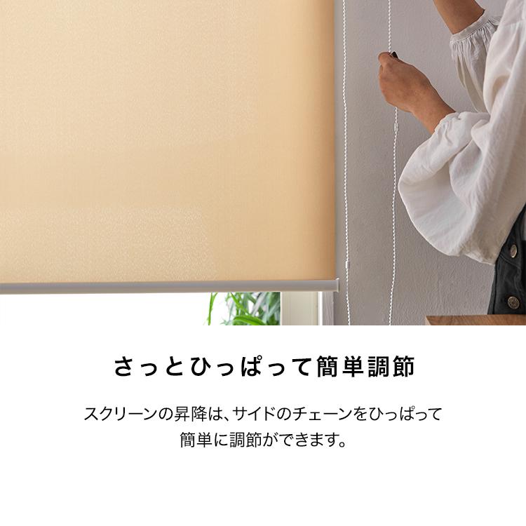 LOWYA（ロウヤ） ロールスクリーン ロールカーテン 目隠し めかくし