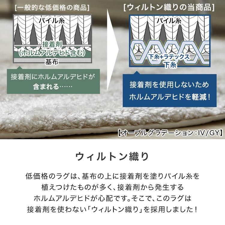 LOWYA（ロウヤ） ラグ カーペット 楕円形 柄 オールシーズン
