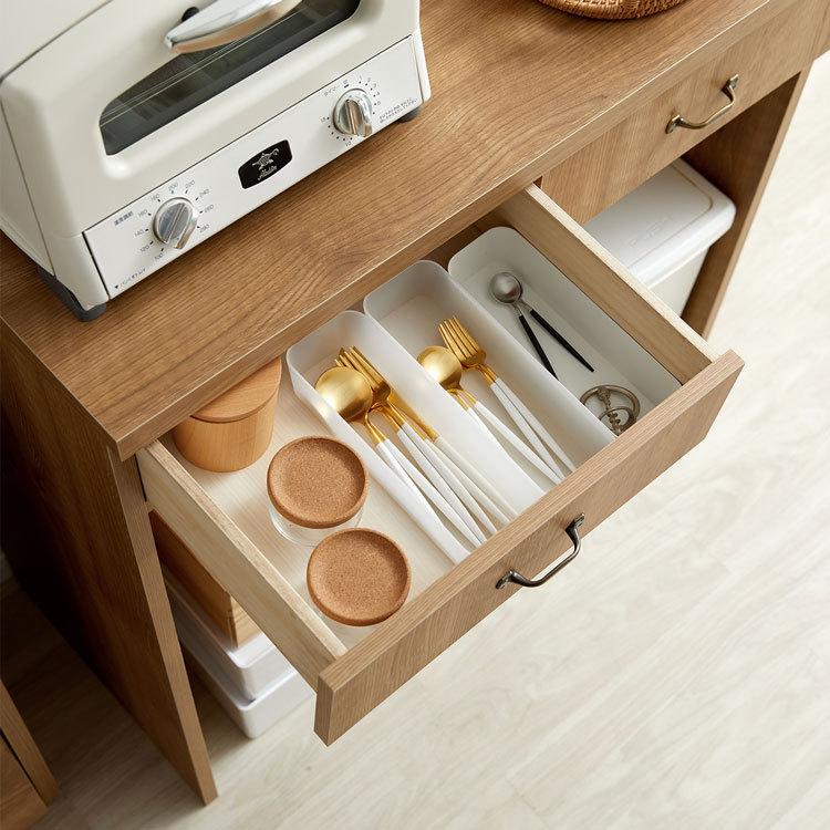 LOWYA（ロウヤ） 幅90 キッチンラック スリム キッチン収納 ゴミ箱収納