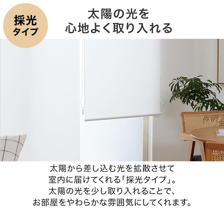 LOWYA（ロウヤ） ロールスクリーン 採光タイプ 60x180 カーテン