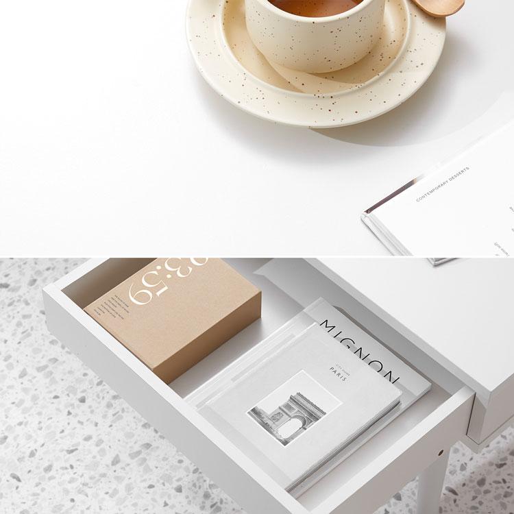 LOWYA ロウヤ センターテーブル ウォルナット 引き出し付き LOWYA(ロウヤ) 木製センターテーブル 引き出し収納付き - ミルム