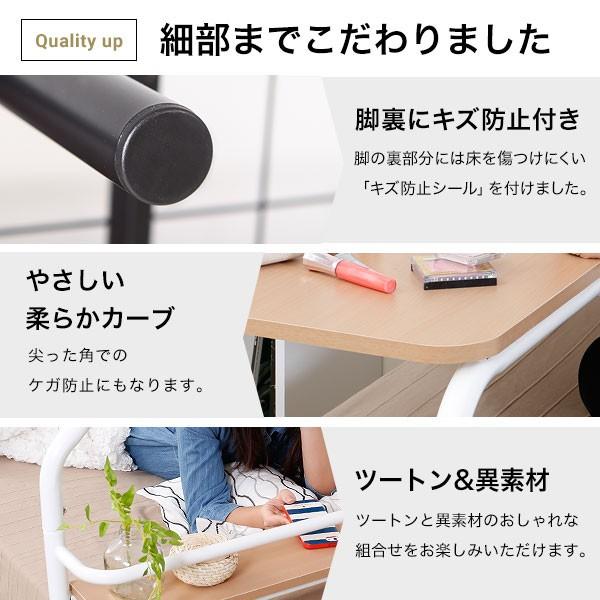 LOWYA ベッド シングル シングルベッド ロフト システム デスク