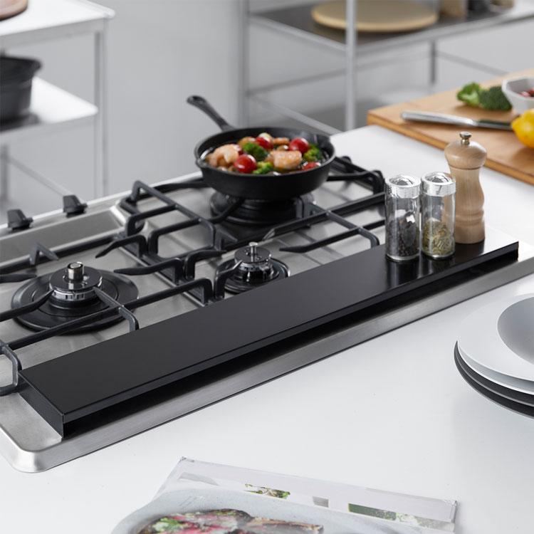 LOWYA（ロウヤ） 排気口カバー シルバー 64cm フラット グリルカバー