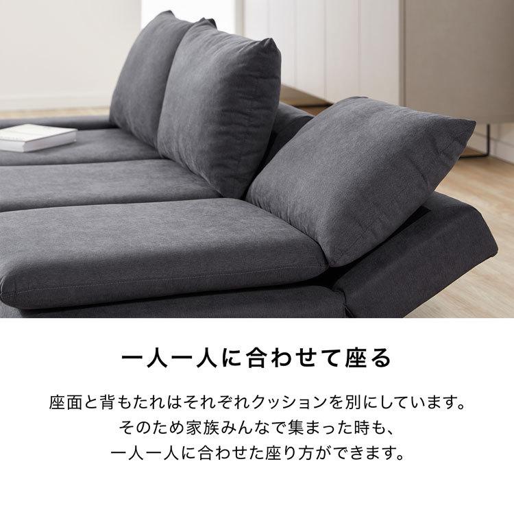 LOWYA（ロウヤ） 3人掛けソファ ソファベッド グレー Amazon｜LOWYA ロウヤ ローソファー ソファー ソファ 3人掛け