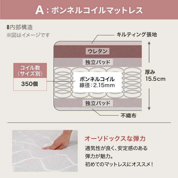 LOWYA（ロウヤ） すのこベッド マットレスセット D ベッド おしゃれ