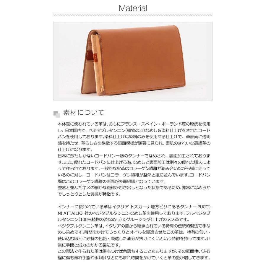PID ピーアイディ コードバン　長財布　キャメル　未使用 P.I.D 財布 メンズ ピーアイディー ロングウォレット 長財布 コード