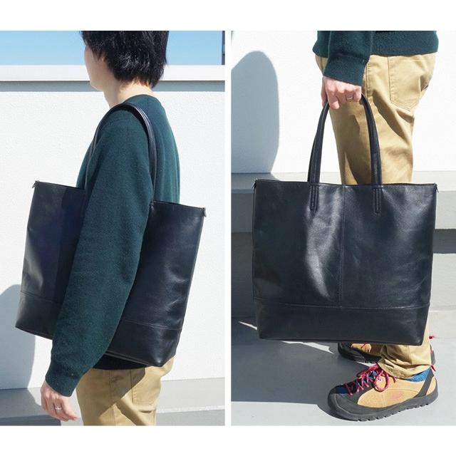 PID トートバッグ　オールレザー　ビジネスバッグ 黒　ブラック　A4可　肩掛け PID公式 ピー・アイ・ディー メンズ レディース ビジネスバッグ トート