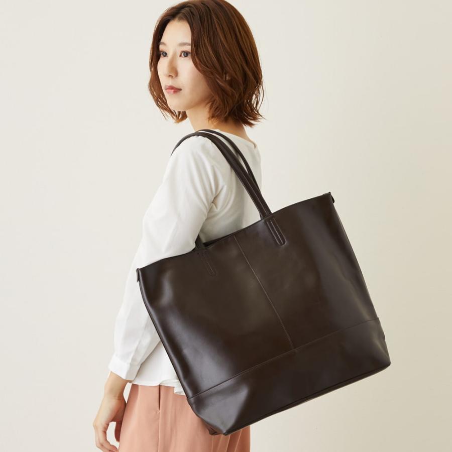 PID トートバッグ　オールレザー　ビジネスバッグ 黒　ブラック　A4可　肩掛け ピー・アイ・ディー P.i.d PID トートバッグ メンズ ブランド ビジネス