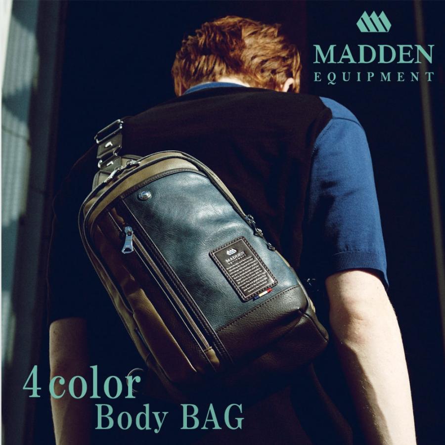 新色 シロ 追加 【MADDEN EQUIPMENT 正規取扱い店】ボディバッグ TMPI04 シンプル メンズ メデン イクイップメント | MADDEN EQUIPMENT