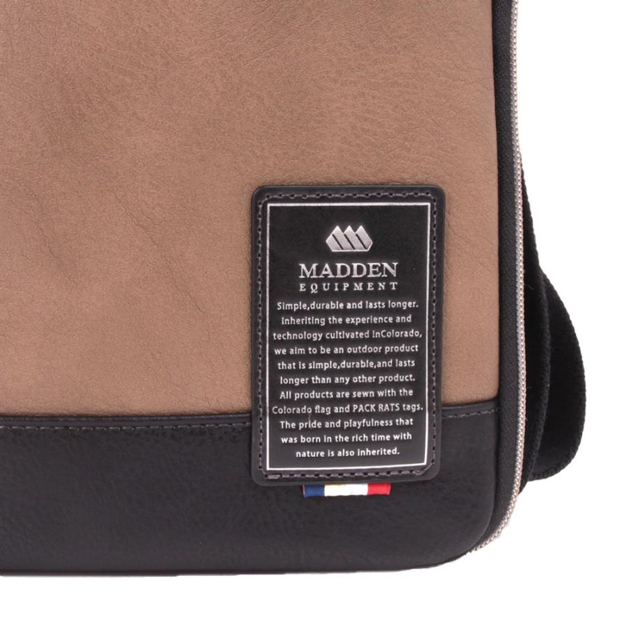 【MADDEN EQUIPMENT 正規取扱い店】ショルダーバッグ TMPI09  縦型バッグ 合皮 シンプル PU エクスパンダブル仕様 拡張機能 メンズ  メデン イクイップメント | MADDEN EQUIPMENT | 18