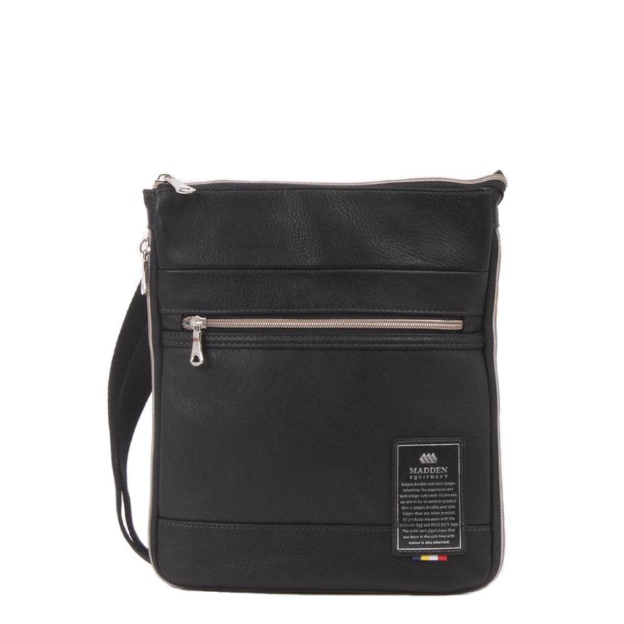 【MADDEN EQUIPMENT 正規取扱い店】ショルダーバッグ TMPI09  縦型バッグ 合皮 シンプル PU エクスパンダブル仕様 拡張機能 メンズ  メデン イクイップメント | MADDEN EQUIPMENT | 06