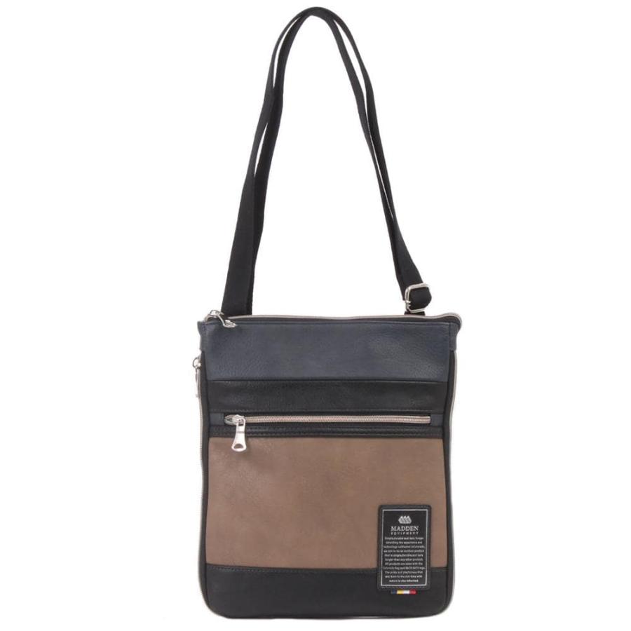 【MADDEN EQUIPMENT 正規取扱い店】ショルダーバッグ TMPI09  縦型バッグ 合皮 シンプル PU エクスパンダブル仕様 拡張機能 メンズ  メデン イクイップメント | MADDEN EQUIPMENT | 10