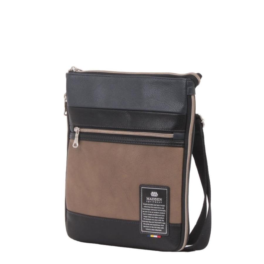 【MADDEN EQUIPMENT 正規取扱い店】ショルダーバッグ TMPI09  縦型バッグ 合皮 シンプル PU エクスパンダブル仕様 拡張機能 メンズ  メデン イクイップメント | MADDEN EQUIPMENT | 11