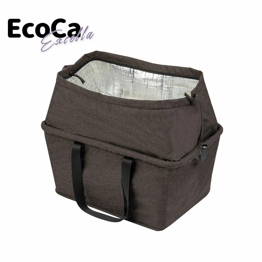 【美品】EcoCa Excella グレー　ショッピングカート　保冷バッグ プライムダイレクト（Primedirect） (単品)エコカエクセラ
