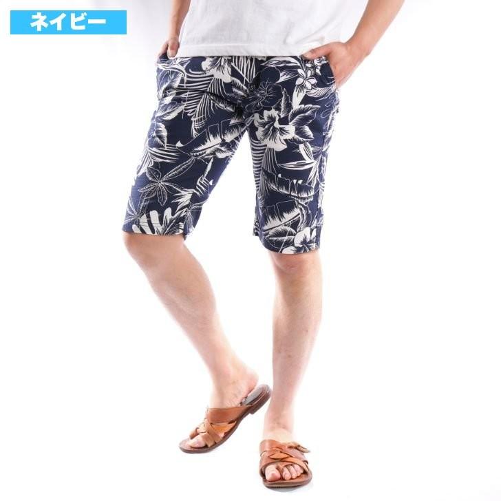 ショートパンツ メンズ ボタニカル柄 花柄 プリント 膝上 短め 白 黒 ネイビー 春 夏 ハーフパンツ ショーツ サーフ お洒落 19 お小遣い節約できる店 ローコス 通販 Yahoo ショッピング