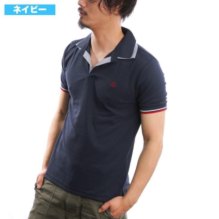 ポロシャツ メンズ 半袖 スキッパー 鹿の子 ドライ 立ち襟 無地 黒 紺 白 春 夏 メンズポロシャツ スポーツ ゴルフ クールビズ 仕事着 ビジネス 吸汗 速乾 19 お小遣い節約できる店 ローコス 通販 Yahoo ショッピング