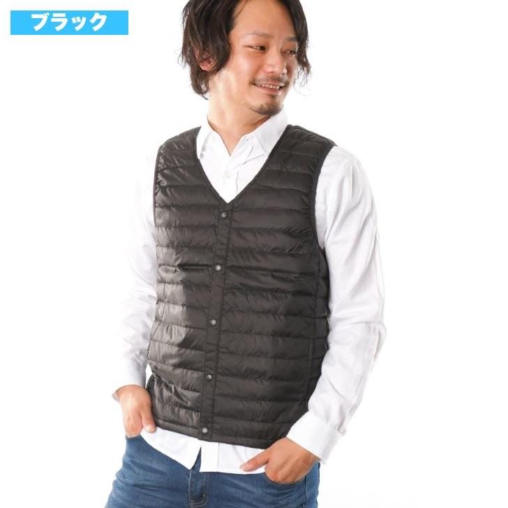 ダウンベスト メンズ Vネック 黒 ネイビー カーキ グレー 秋 冬 インナーダウンベスト ライトダウンベスト トップス カジュアル ビジネス お洒落 19 お小遣い節約できる店 ローコス 通販 Yahoo ショッピング
