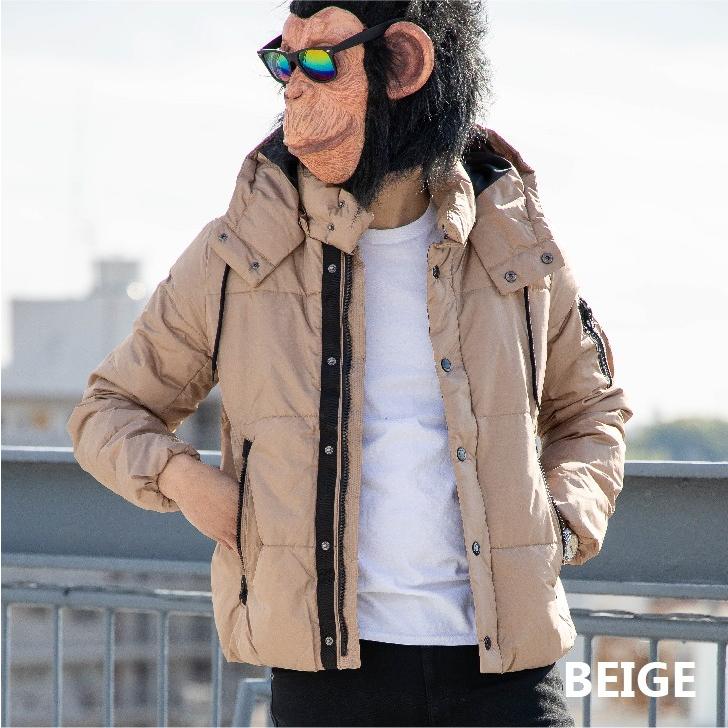 G2ジャケット メンズ ダウンタッチ 中綿 フード脱着 ベージュ グレンチェック柄 迷彩 カモフラージュ 秋 冬 ダウンタッチジャケット ブルゾン ユニセックス ペア 19 お小遣い節約できる店 ローコス 通販 Yahoo ショッピング