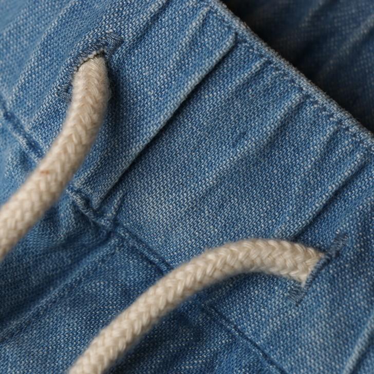 デニムパンツ メンズ シャンブレー スリム テーパード スラウチシルエット 青 ブルー 紺 イージーパンツ シャンブレーパンツ ジーンズ テーパード パンツ 薄手 お小遣い節約できる店 ローコス 通販 Yahoo ショッピング