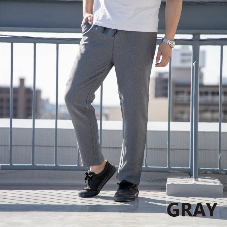 イージーパンツ メンズ アンクル丈 麻ライク リネンタッチ テーパード スリム スキニー グレイ アンクルパンツ スラックス トラウザーパンツ ビジネス 仕事着 お小遣い節約できる店 ローコス 通販 Yahoo ショッピング