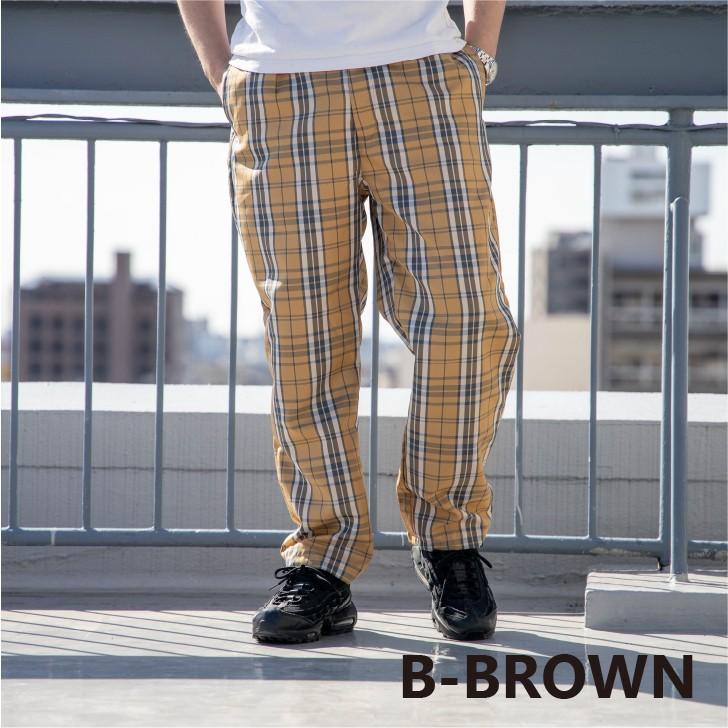 チェックパンツ メンズ ワイドテーパード ガンクラブチェック タータンチェック ワイドパンツ バギーパンツ タックパンツ トラウザー チェック柄 韓国系 お小遣い節約できる店 ローコス 通販 Yahoo ショッピング