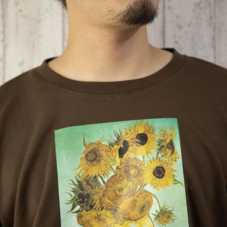 トレーナー メンズ プリント アートプリント ひまわり ビッグシルエット オーバーサイズ スウェット スエット スウェットシャツ スウェットトレーナー お小遣い節約できる店 ローコス 通販 Yahoo ショッピング