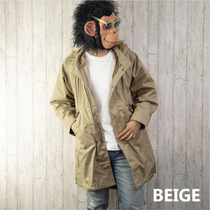 モッズコート メンズ 3way 中綿 スリム 細身 カーキ 黒 ベージュ ロングコート ミリタリーコート インナーダウン 中綿ジャケット カジュアル ミリタリー お洒落 お小遣い節約できる店 ローコス 通販 Yahoo ショッピング