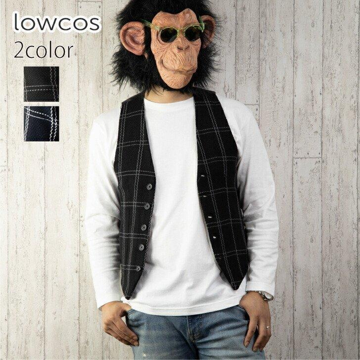 ベスト メンズ セットアップ対応 スリーピース チェック柄 格子柄 ジャカード スリム 細身 タイト 黒 紺 カジュアル キレイ目 ビジネスカジュアル 仕事着 お洒落 お小遣い節約できる店 ローコス 通販 Yahoo ショッピング