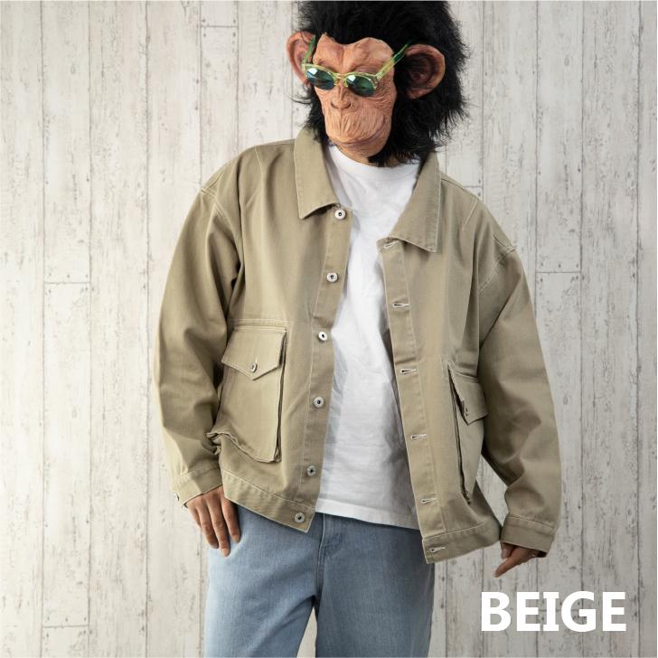 ワークジャケット メンズ カツラギ ビッグシルエット オーバーサイズ ビッグジャケット オーバーブルゾン カバーオールジャケット ブルゾン ワーク カジュアル お小遣い節約できる店 ローコス 通販 Yahoo ショッピング