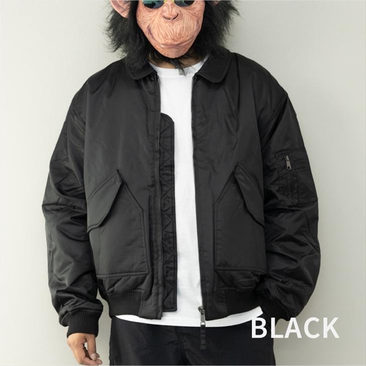 NYLAUS CWU-45P メンズ ナイロン 薄中綿 パデット ショート丈 MA