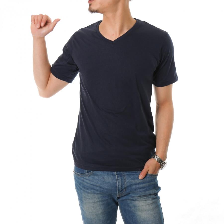 半袖tシャツ メンズ Vネック カットソー インナー トップス 無地 白 黒 紺 青 グレー サックス 赤 紫 春 夏 送料無料 お洒落 まとめ買い 安い 涼しい 脇汗対策 お小遣い節約できる店 ローコス 通販 Yahoo ショッピング