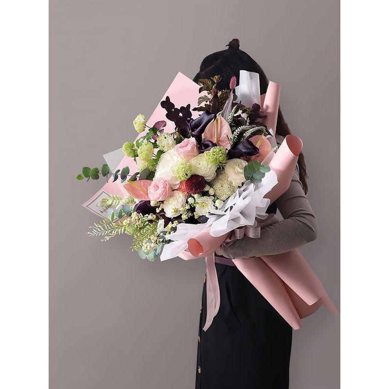 1ロールパッケージ 防水 フラワーラッピングペーパー フラワーブーケ ギフト包装 韓国フラワーショップ用品 ホワイト 防水 フラワーラッピングペーパー フラワーブーケ ギフト包装 韓国フラワーショップ用品 ホワイト